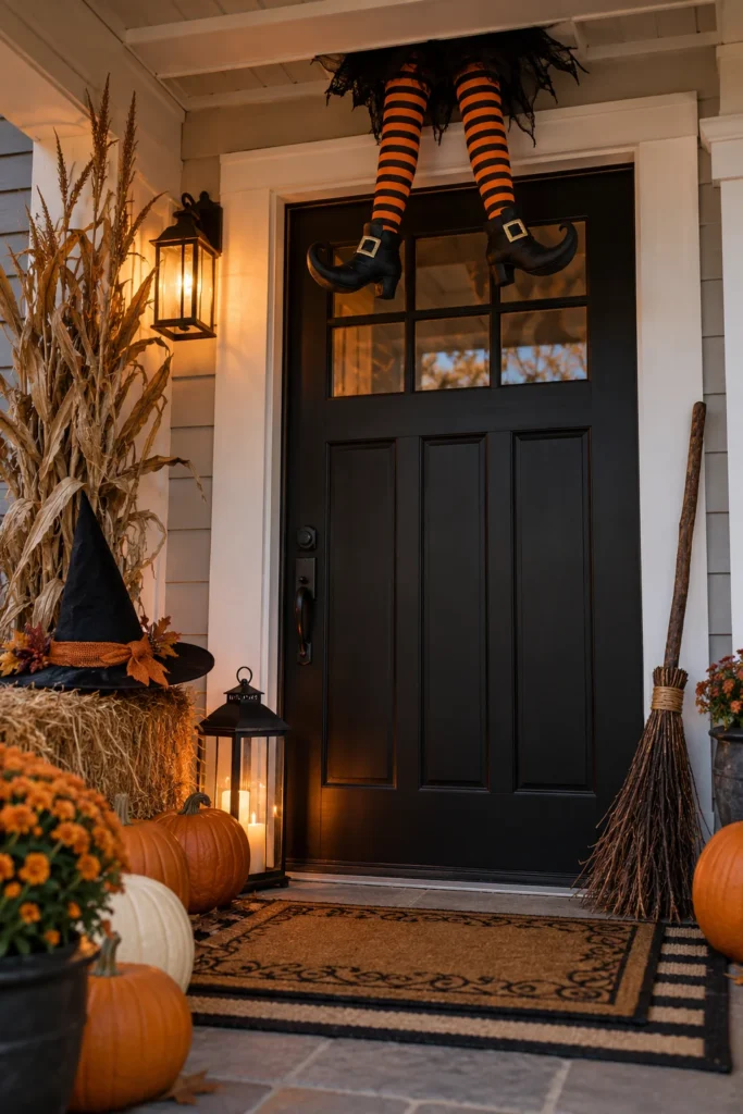 15. Make a Witch Crash Into Your Porch