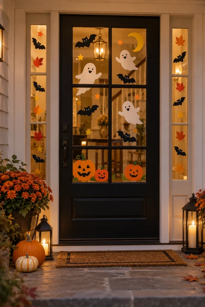 25. Use Removable Hooks and Tape to Protect Your Door