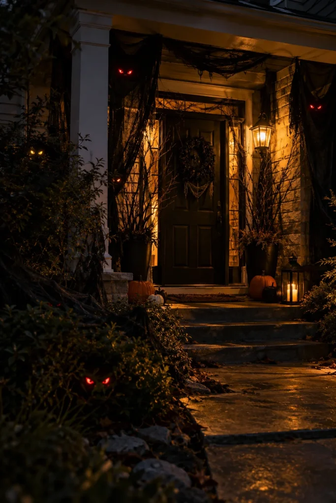 6. Add Glowing Eyes Hiding in the Shadows