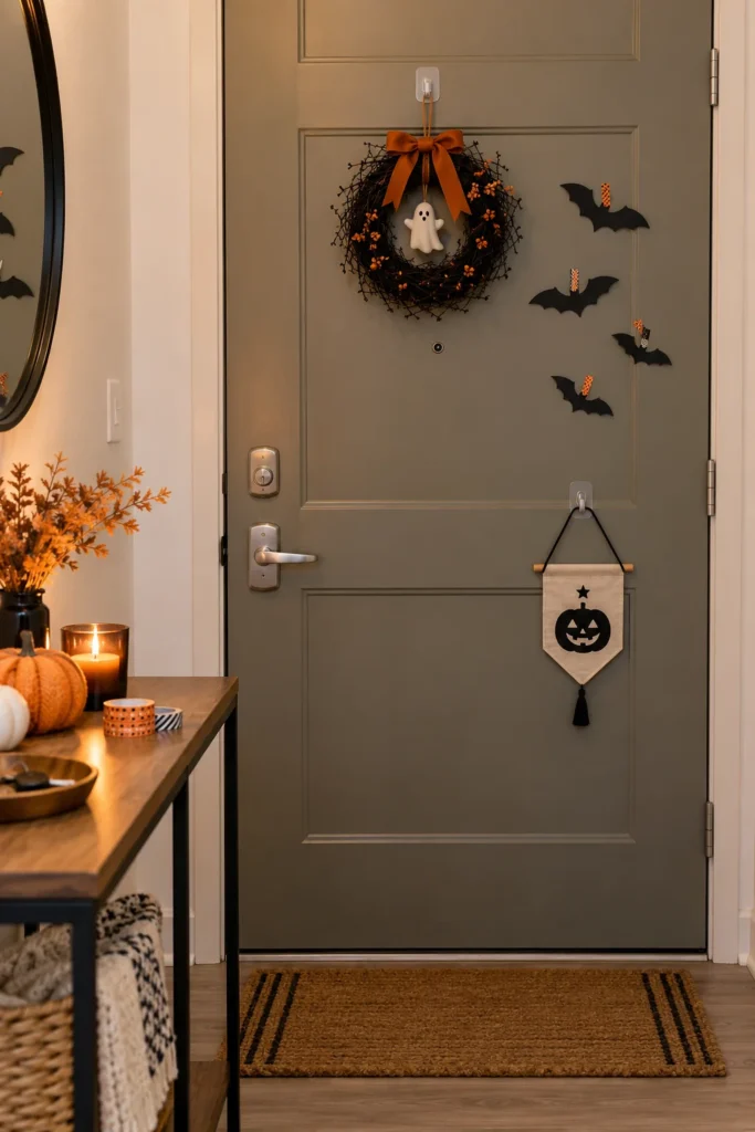 27. Use Window Clings and Stickers on the Door