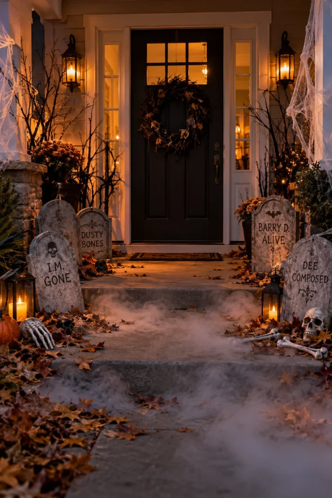 4. Build a Graveyard Entrance Right at Your Door