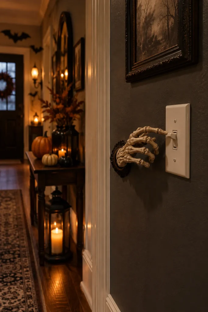 16. Skeleton Hand Light Switches