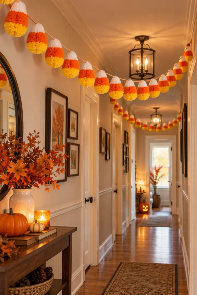 21. Candy Corn Garland