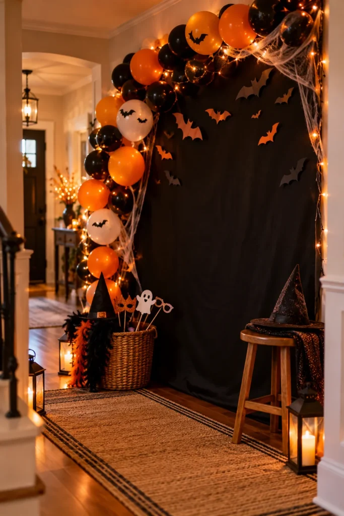 24. Family Costume Photo Wall