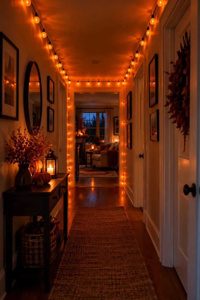 3. Orange String Lights
