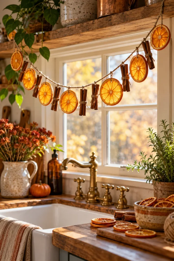 20. Dry Orange Slices for a Pretty Garland