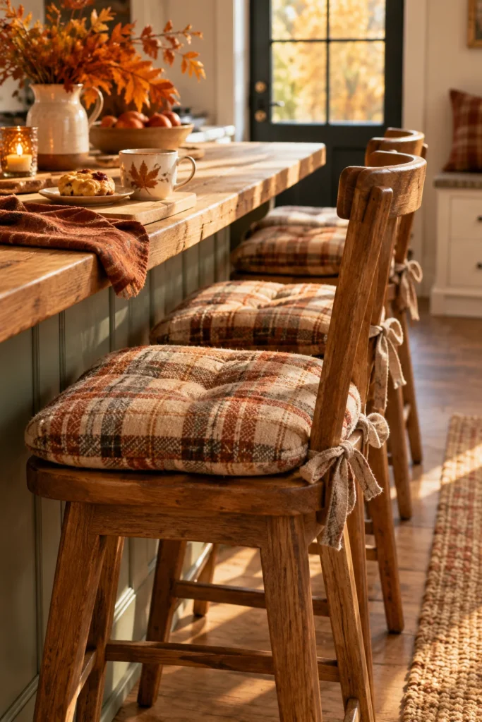 16. Add Soft Seat Pads to Chairs and Stools
