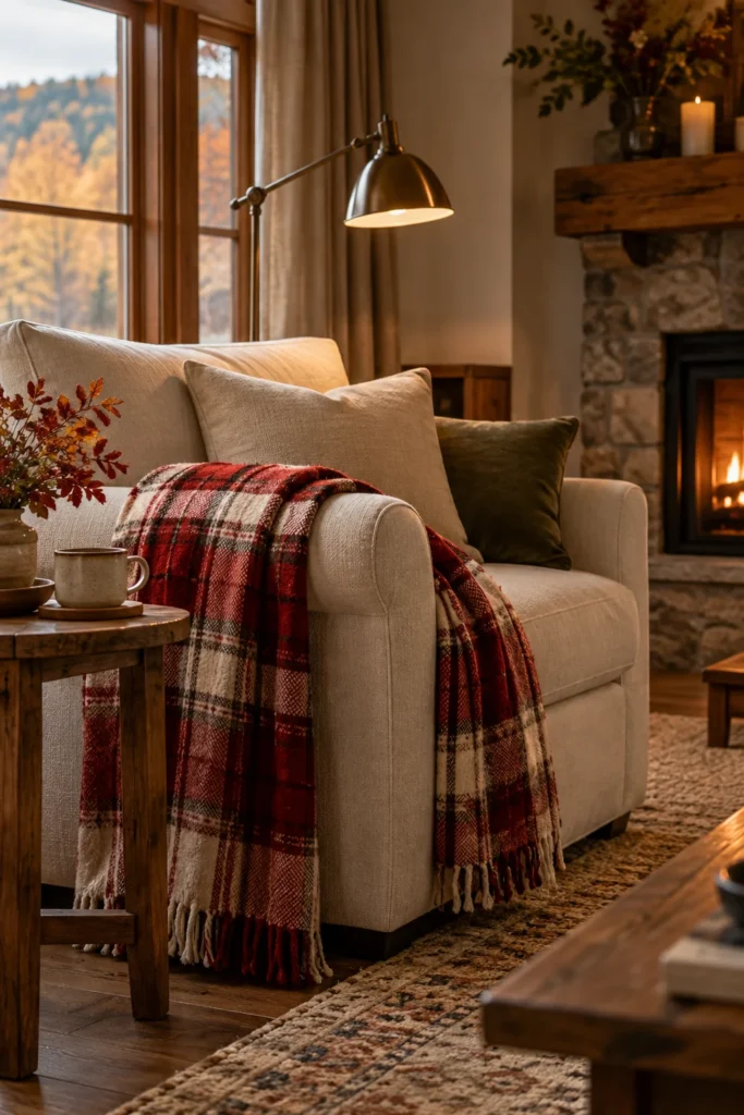 4. Add Plaid Through One Bold Piece