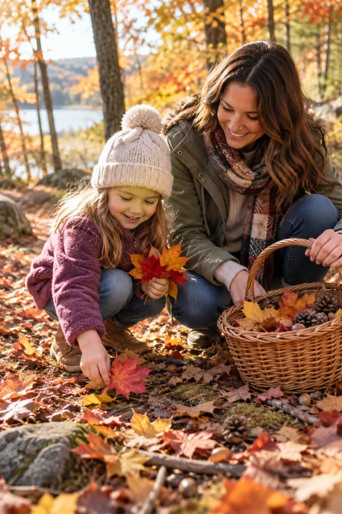 19. Go on a Nature Walk and Collect Leaves