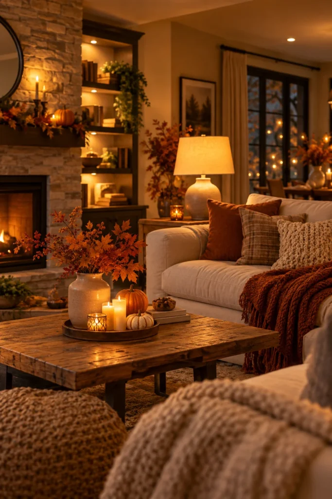 27. Use Flameless Candles and String Lights Safely