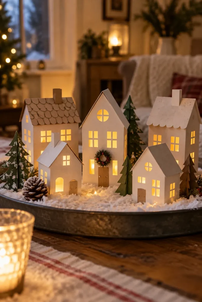 12. Mini Paper Winter Village