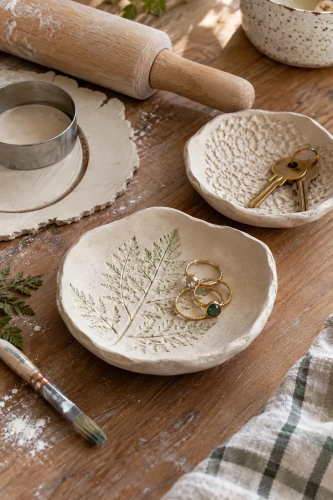 27. Air Dry Clay Trinket Dish