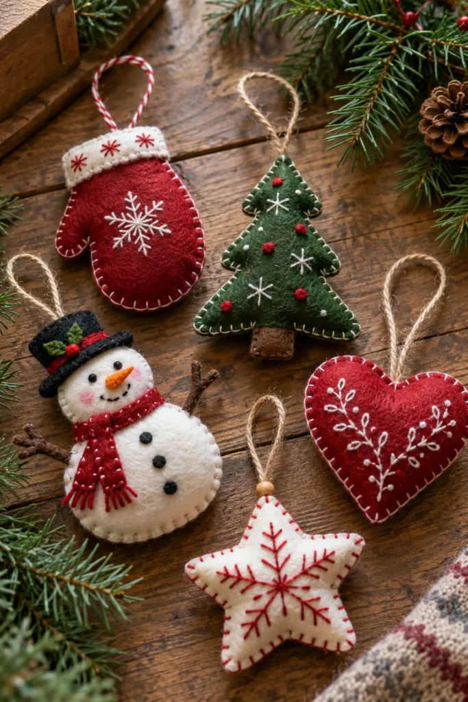 5. Felt Ornament Set