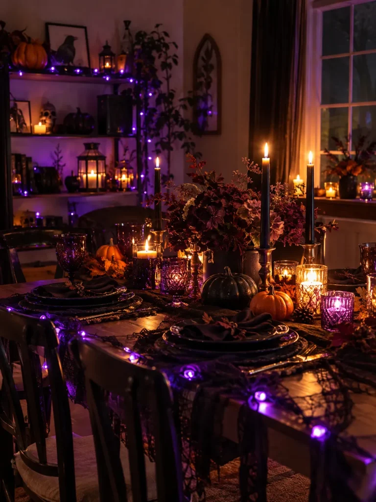 12. Moody Purple Lighting Setup