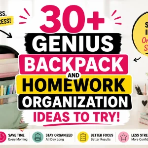 Genius backpack and hoem organization hacks