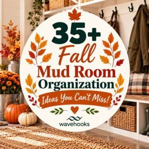 fall mudroom organization ideas