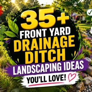 front yard drainage ditch