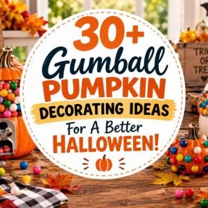 Gumball Pumpkin Decorating Ideas